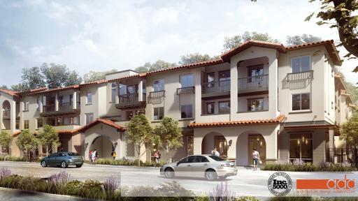 This is a three-story, permanent supportive housing community designed for homeless veterans