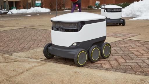 Sodexo and Starship Technologies delivery robot