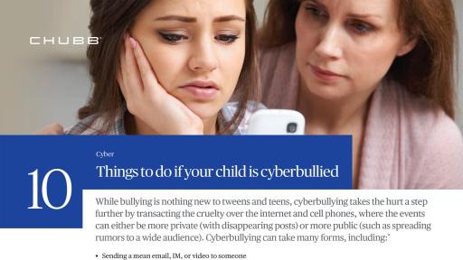 10 Things to do if Your Child is Cyberbullied PDF