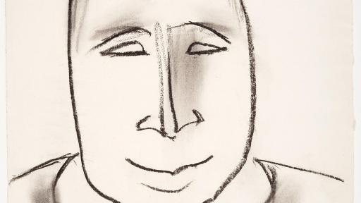 Henri Matisse, Esquimaude. Charcoal on paper, 1949. Collection Musée départemental Matisse, Le Cateau-Cambrésis, France. Gift of Barbara and Claude Duthuit, 2010. # 2010-1-9. © 2018 Succession H. Matisse / Artists Rights Society (ARS), New York