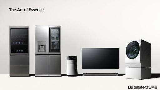 LG SIGNATURE product lineup