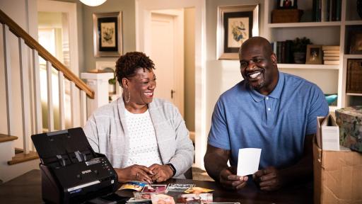 Lucille and Shaquille O'Neal relive childhood memories through their old photos