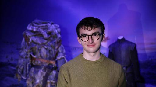 Isaac Hempstead Wright at GAME OF THRONES: The Touring Exhibition at TEC in Belfast, Northern Ireland