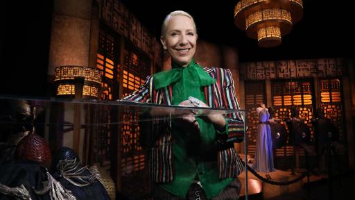 Michele Clapton at GAME OF THRONES: The Touring Exhibition at TEC in Belfast, Northern Ireland