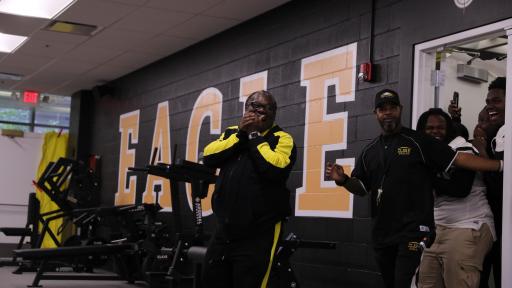 Lift Life and Optimum Nutrition reveal the newly renovated Michele Clark High School on Sept. 28