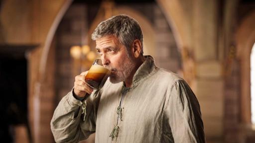 George Clooney on the set of the new Nespresso “The Quest” advertising shoot in Los Angeles, CA 
Credit: Rainer Hosch