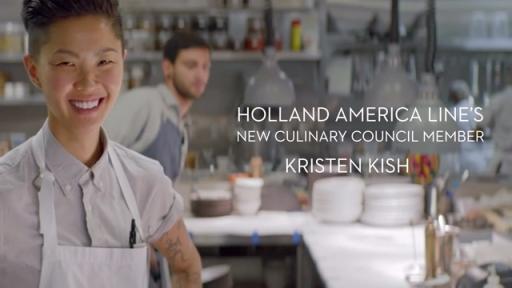 Play video: Kristen Kish Joins Holland America Line&rsquo;s Culinary Council