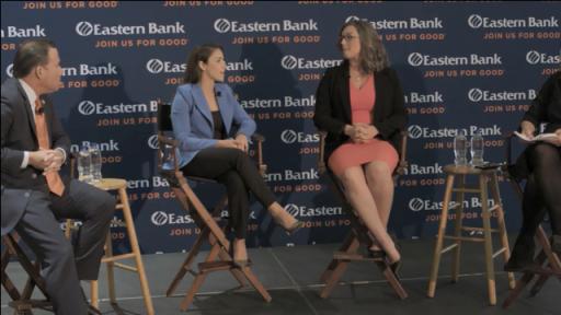 Aly Raisman and Eastern Bank encourage the community to stand up against child sexual abuse