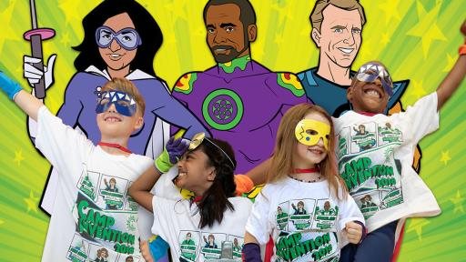 Campers team up with the Innovation Force to battle the evil Plagiarizer, a supervillain who is out to steal the world’s greatest ideas.