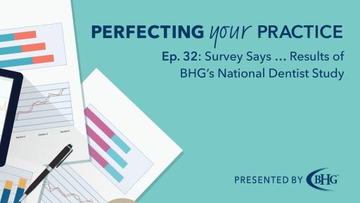 An infographic that says EP 32: Survey Says