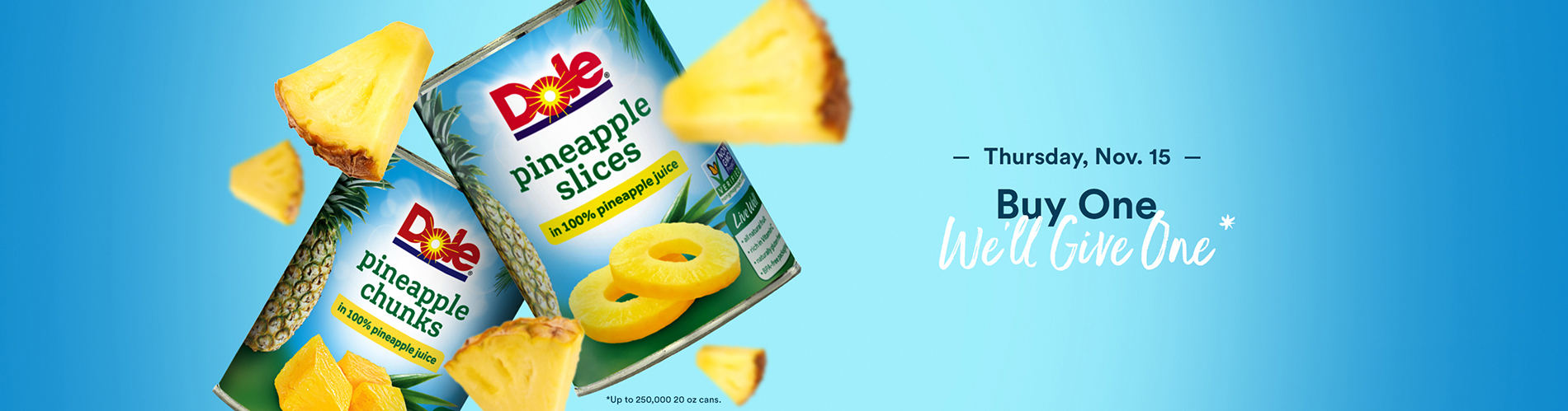 Buy one, we'll give one