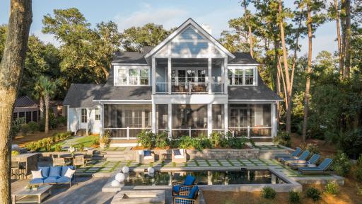 HGTV Dream Home 2020 backyard with marsh-front views and expansive entertaining space