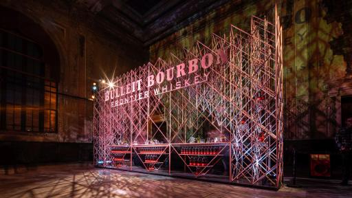 Bulleit 3D Printed Frontier launch night celebrating the first-ever Bulleit 3D-printed bar, on December 6, 2018 in Oakland, California.