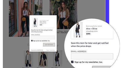 Image of a webpage linking to another webpage and how the website works with Influencer blogs.