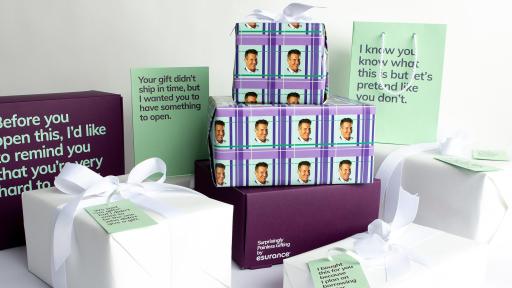 Esurance Makes Holidays Surprisingly Painless with Limited-Edition Gift Wrap