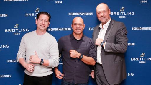 Kelly Slater, Thierry Prissert and Mark Walker