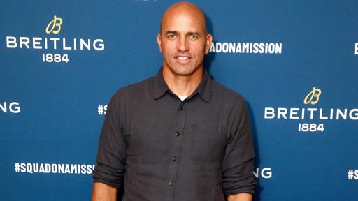 Breitling Surfer Squad member Kelly Slater at the Breitling Boutique on Madison Avenue