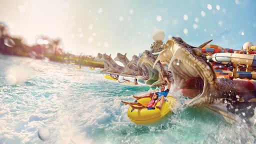 Yas Waterworld's Slithers Slides
