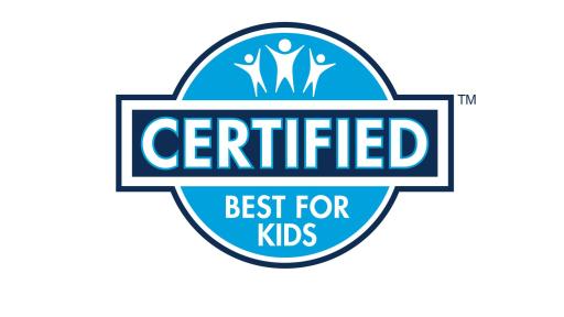 Certified best for kids label