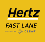 Hertz Fast Lane powered by CLEAR logo