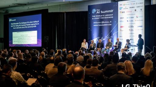 LG attends the AI Summit in New York, the world’s largest AI event for business to talk about its AI brand, LG ThinQ