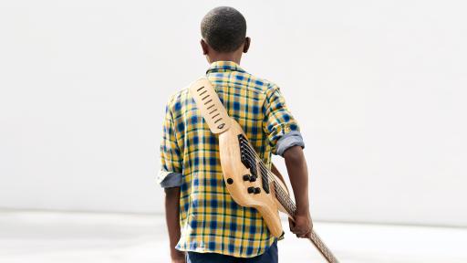 Kid with guitar