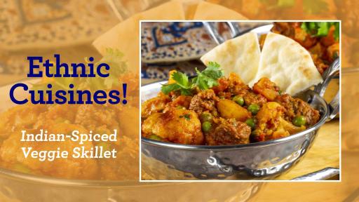 Indian–Spiced Veggie Skillet Recipe