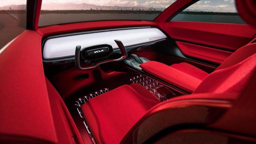 Kia&rsquo;s HabaNiro concept interior, driver side view