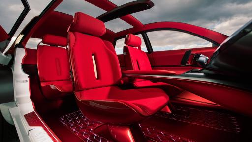 Kia HabaNiro concept red interior