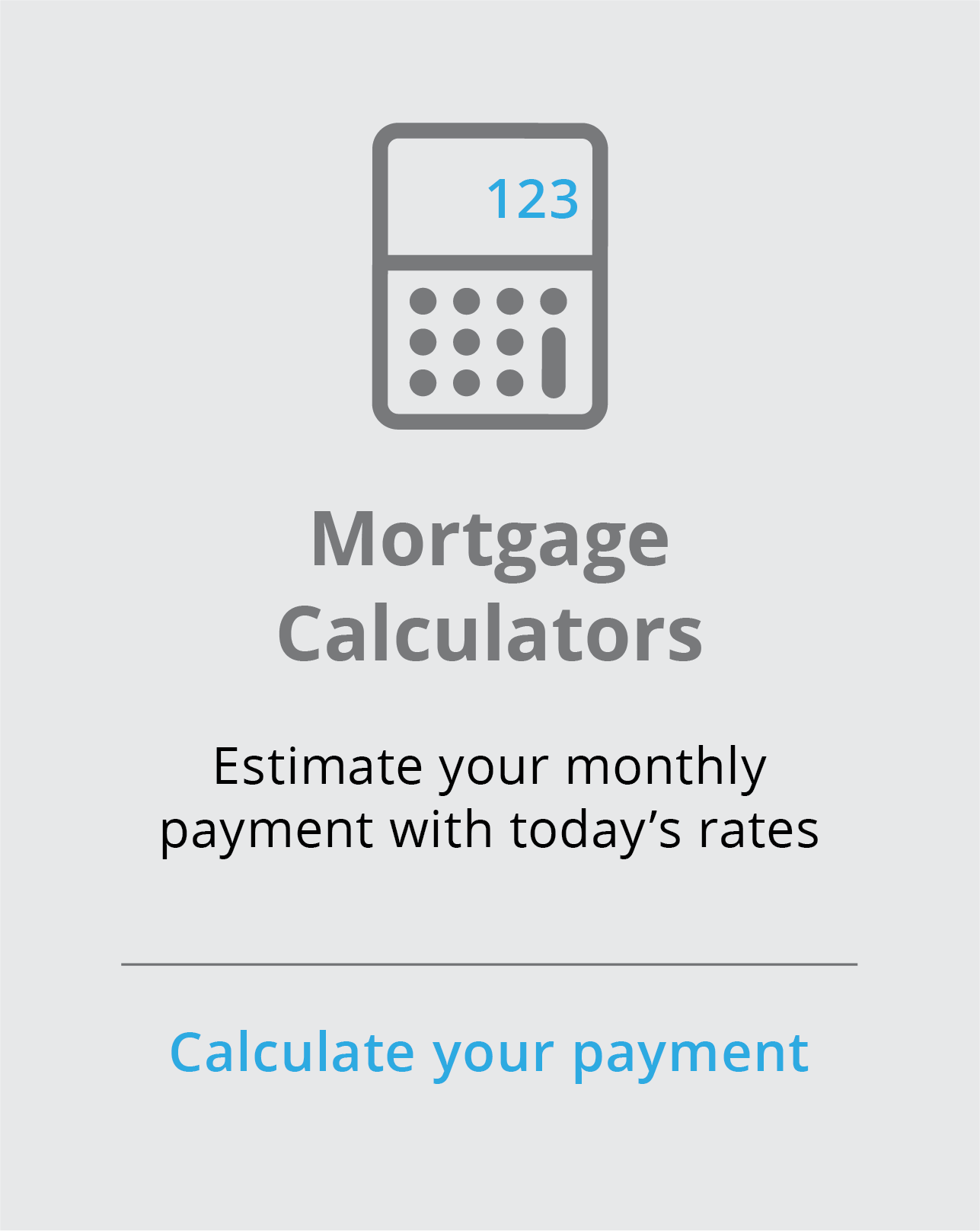 Mortgage calculator