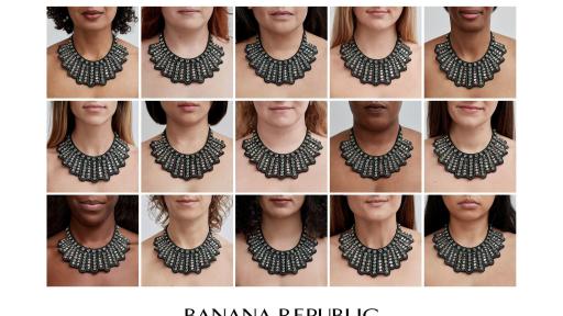 Various women wearing the "dissent collar"