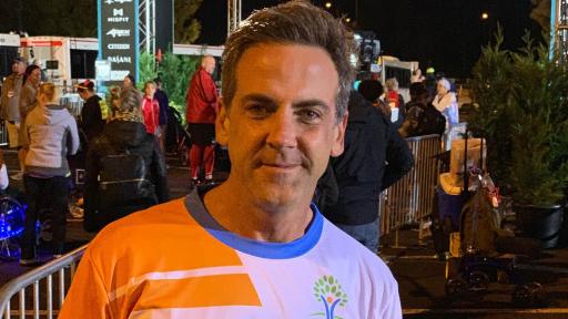 Latino actor Carlos Ponce poising in workout cloths