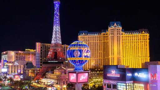 Paris Las Vegas debuts new $1.7 million Eiffel Tower light show. (Courtesy of Patrick Gray/KabikPhotoGroup.com)