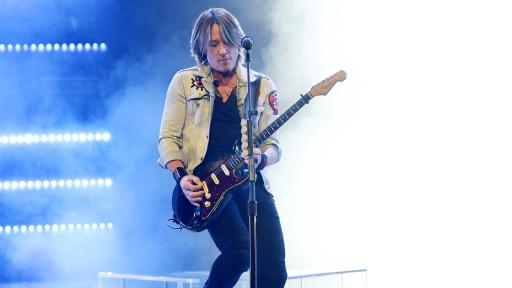 Keith Urban during a live show