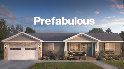 Typical prefab home features can include permanent foundations, porches and drywall interiors.