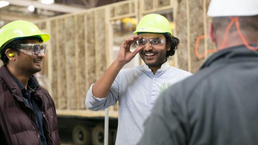 UT students emphasized the importance of collaboration with team members in order to understand the building process.