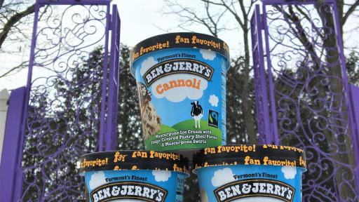 Three Fan Favorite flavors have been rein-CONE-ated from Ben & Jerry’s Flavor Graveyard: Cannoli, Peanut Butter Half Baked, and Gimme S’more! ™