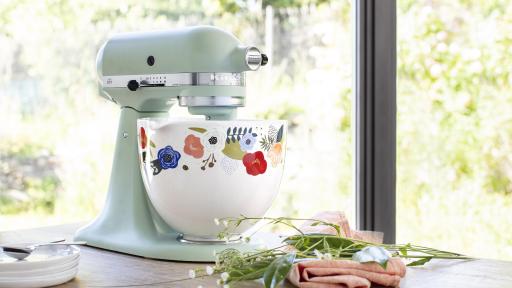 Scandi Floral Ceramic Bowl