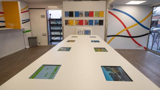 Inside WanderbUS exhibit