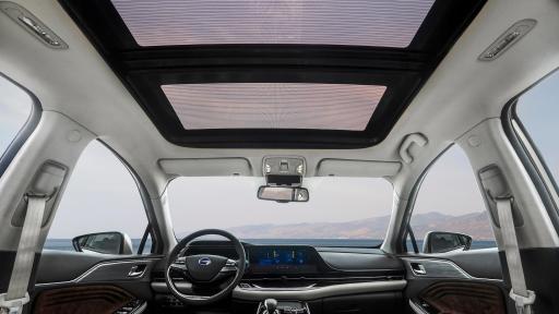 Solar Panels On Sunroof Provides Energy-efficient Internal ventilation And Circulation System
