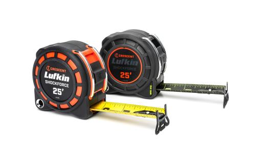 Two tape measures side by side