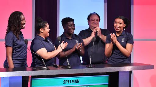 Spelman College took home the championship title and a $75,000 institutional grant at the 30th annual Honda Campus All-Star Challenge (HCASC) National Championship Tournament.
