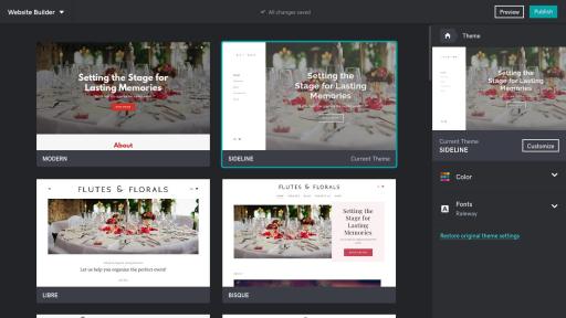 Users can upload a picture directly from their business&rsquo; social pages and see how the image looks with different templates, all in one space.