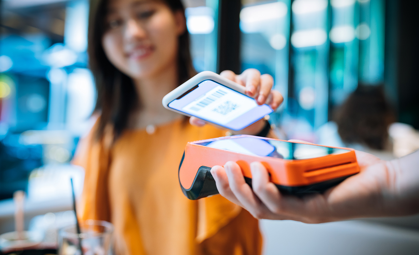 Using a phone to pay