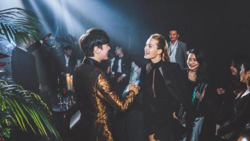 Allen Shi & Chopard's global brand ambassador Petra Nemcova