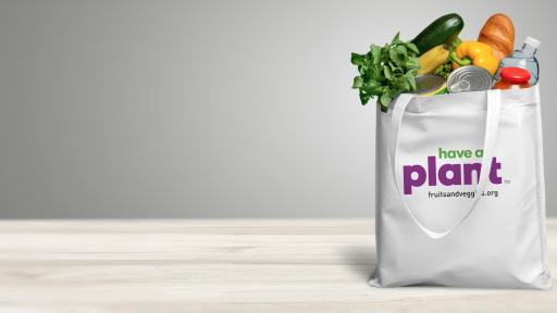 Have a Plant grocery bag filled