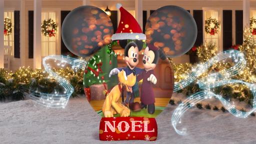 Christmas living projection