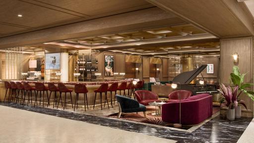 Rendering of REIGN Bar at Fairmont Royal York
