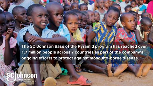 SC Johnson works to reduce the impact of mosquito-borne disease.