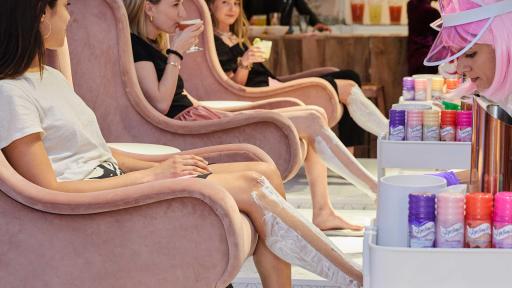 The Shave Bar by Skintimate&reg; will feature a customizable treatment menu highlighting exotic shave gels, scented razor handles, bespoke cocktail pairings and retro-tropical beats.